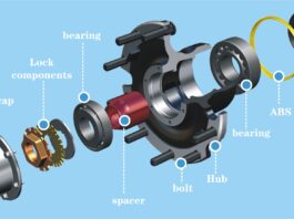 Oil-lubricated wheel hub units