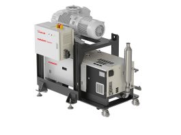 A dry screw vacuum pump for harsh industrial processes
