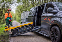 Facilitating material transport, improving safety at job sites and workshops