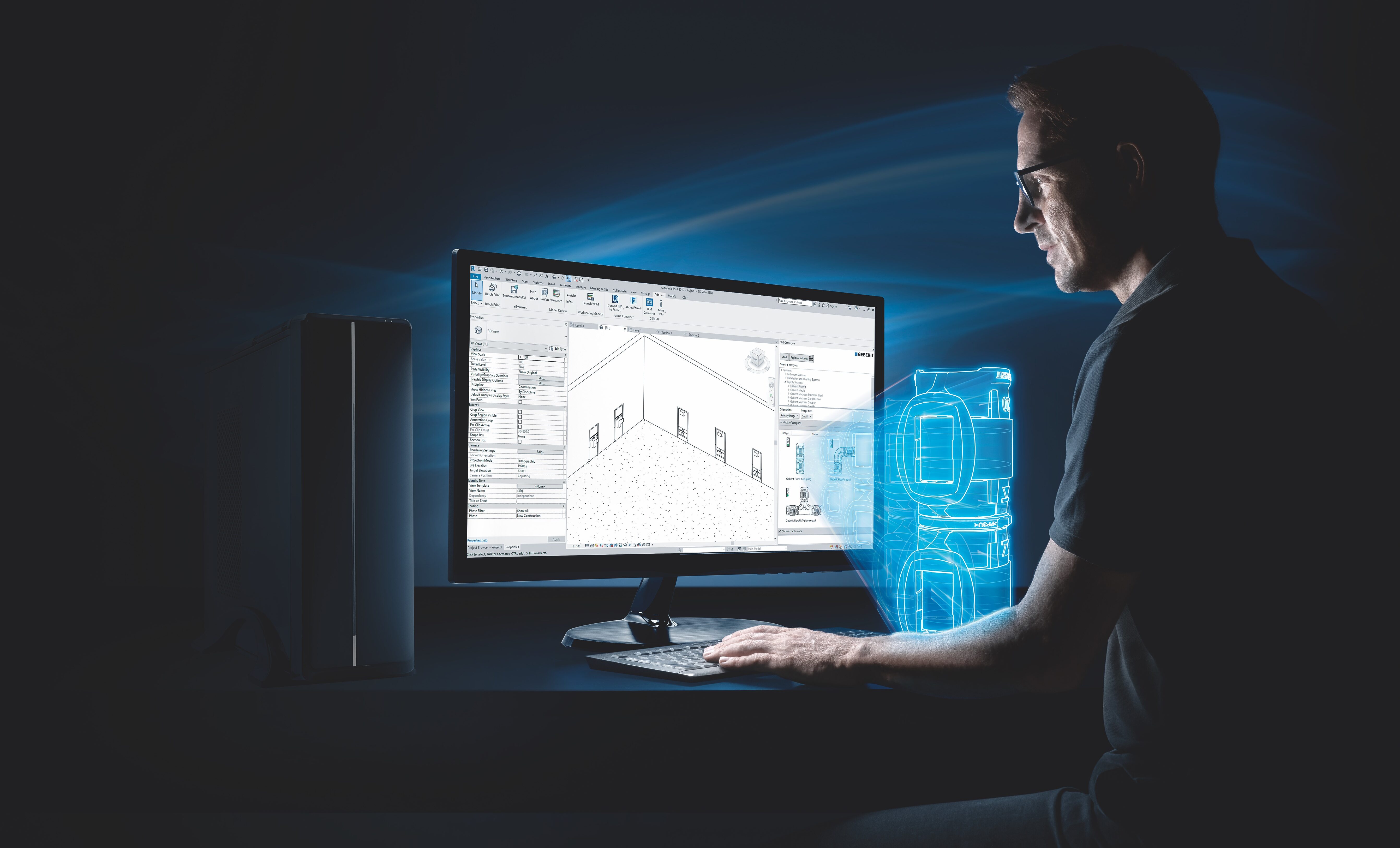 Sistema di adduzione Geberit FlowFit