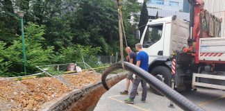 Figura 1: estensione di rete a Genova con FibreFlex Pro 110/182