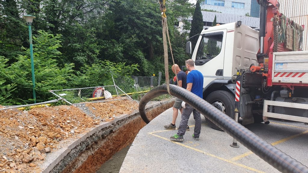 Figura 1: estensione di rete a Genova con FibreFlex Pro 110/182