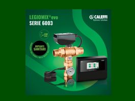 Miscelatore elettronico evoluto con disinfezione termica miscelatore