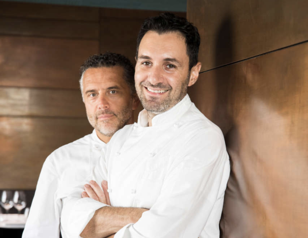 Gli chef Perbellini e Cacciapaglia