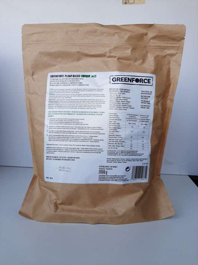 Greenforce Burger Mix