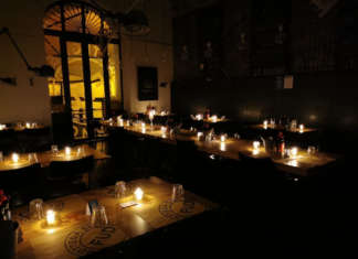#blackoutdinner