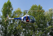 Droni, elicotteri e AI efficaci per monitorare i frutteti droni