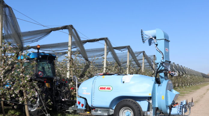 Phantom Top, nuovo nebulizzatore per frutteti a spalliera Ideal