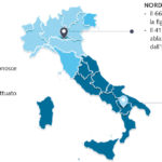 Distribuzione geografica degli elementi analizzati.