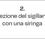 Corretta applicazione del sigillante.