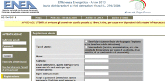 Inoltro documentazione 55% per il 2013. ENEA rende disponibile il sito