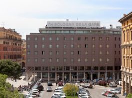 Pigmento® rosso terra per la facciata l’hotel NH Bologna De La Gare