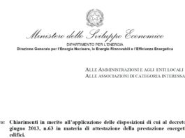 Dall’ACE all’APE la normativa da applicare non cambia