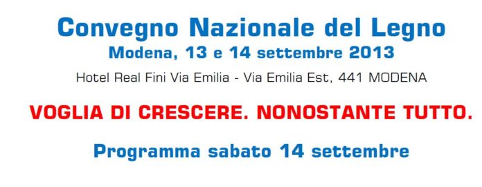 Convegno Nazionale Legno