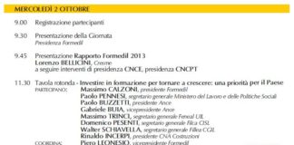 Andamento mercato e formazione. Presentazione Rapporto Formedil 2013