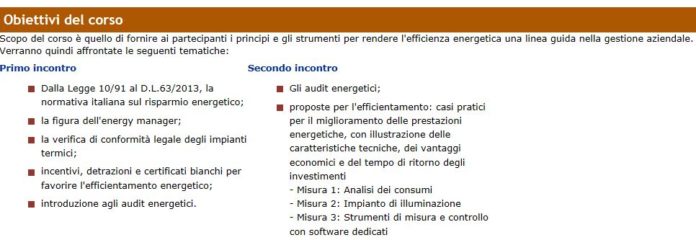 Corso CCIA Treviso