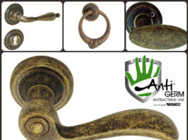 ANTIGERM® offerto di serie sulle finiture Ottone Antico di Reguitti