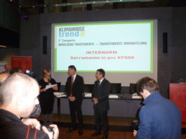 Internorm tra i vincitori del “Klimahouse Trend 2013” con la sua finestra KF 500