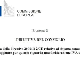 Proposta modifica direttiva UE  su dichiarazione IVA. Consultazione pubblica aperta