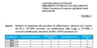 Regolarizzazione attività estere: modelli in bozza disponibili online