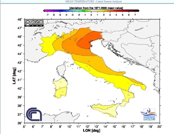 Isac-Cnr - variazioni climatiche