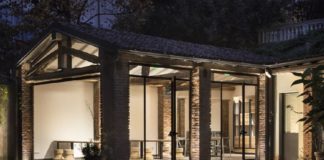 Profili Sistemacciaio in Corten per restauro aula didattica Orto Botanico di Milano