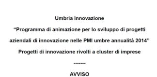 Umbria, avviato programma i-start 2014 per sostenere l’innovazione delle PMI locali