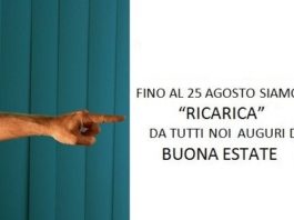 Il sito tornerà attivo il 24 agosto. Buona Estate