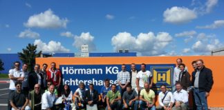 18 concessionari italiani in visita ai grandi stabilimenti del Gruppo Hörmann in Germania