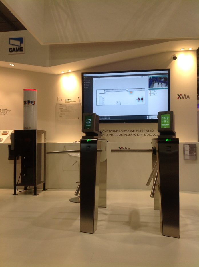 CAME_Tornello Xvia presso stand