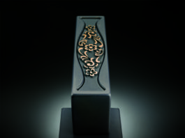 Interpretazione contemporanea di visione scultorea della, bella, maniglia