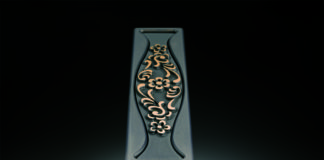 Interpretazione contemporanea di visione scultorea della, bella, maniglia