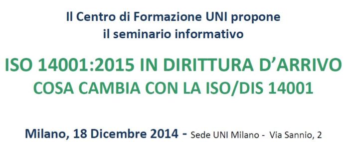 UNI sistema gestione ambientale