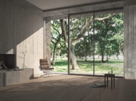 Nuova generazione di scorrevoli in alluminio Schüco dal design extra sottile ed alta integrazione