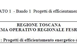 A Firenze, incontro per illustrare bandi regionali per efficientamento energetico imprese