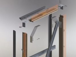 Nuovo controtelaio isolato adatto a qualsiasi serramento in mostra a Bolzano