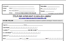 Edilizia: adozione dei moduli standard per la CIL e la CILA. La situazione Regione per Regione
