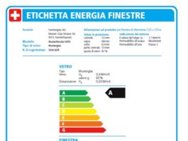 Svizzera, disponibile l’etichetta energetica pure per le finestre. Attenzione alle classi