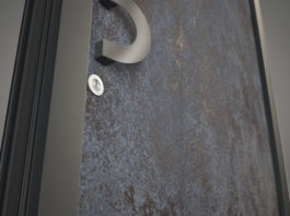 Portoncini in alluminio, nuovi allestimenti, nuovo design in… Vetro o Ceramica