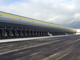 Qualità architettonica e ambientale per nuovo maxi edificio logistico con 118 punti di carico