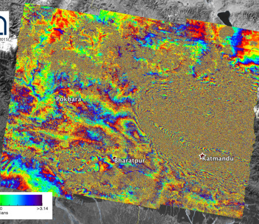 Terremoto Nepal: team di ricercatori IREA-CNR misura deformazioni suolo dallo spazio