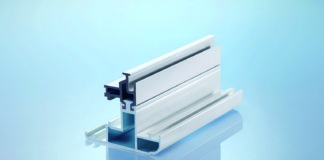 Barretta taglio termico elettrostaticamente ottimizzata per verniciatura profilo assemblato