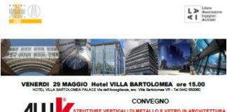 Strutture Verticali di Metallo e Vetro in Architettura. Incontro per progettisti a Verona