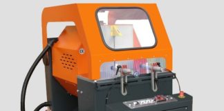 Troncatrice monotesta con lama a scomparsa . Semplice l’uso sicuro il funzionamento