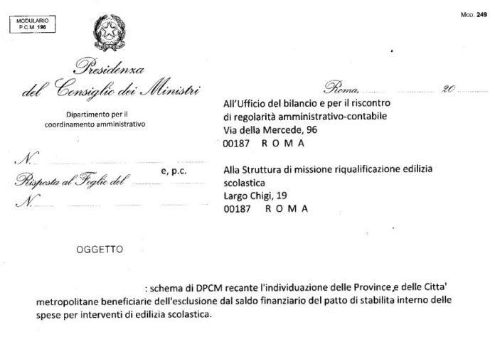 DCM sbocca fondi