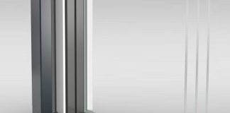 Esclusivo serramento in PVC con design “tutto vetro” che favorisce la produzione in serie