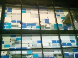 Intervento Resstende nel padiglione New Holland solo brand agricolo presente a Expo 2015