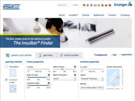 Il migliore profilo per taglio termico insulbar? Online nuovo strumento per calcolarlo