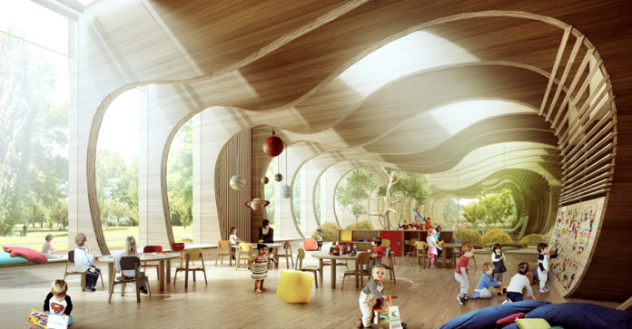Guastalla-Scuola render by Cristian Chierici
