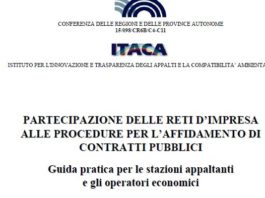 Reti d’impresa e contratti pubblici. Regioni adottano guida per stazioni appaltanti di Itaca